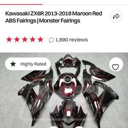 2013-2018 Kawasaki Zx6r Monster Fairings 