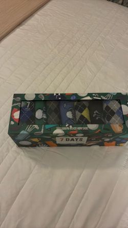 Golf Socks 7 Pairs Men’s Gift Box New