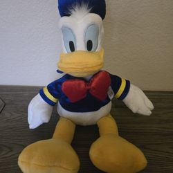 Vintage 18" Donald Duck Authentic Disney Store Sailor Plush Stuffed Animal Toy w/ Original Tags