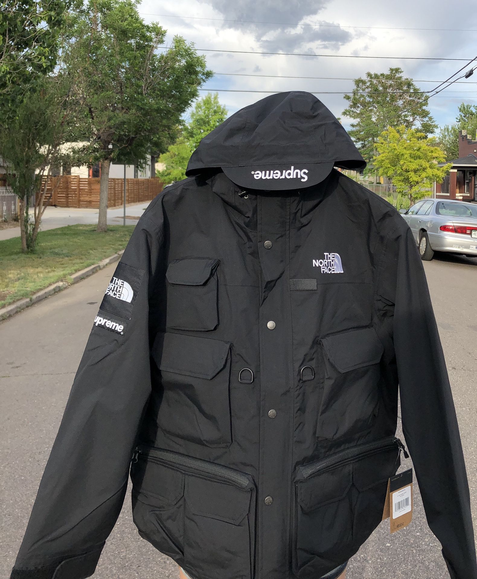 Supreme x TNF cargo jacket size L