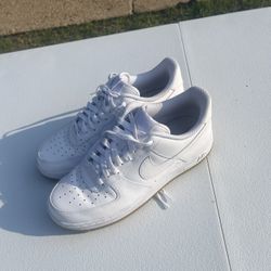 Nike Air Force One (White W/Tan Sole)
