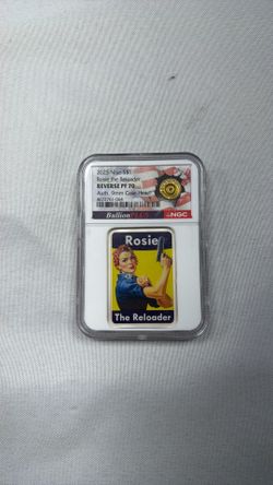 2025 Niue $1 Rosie the Reloader NGC Reverse PF70 Silver Coin (Mintage /1,000)