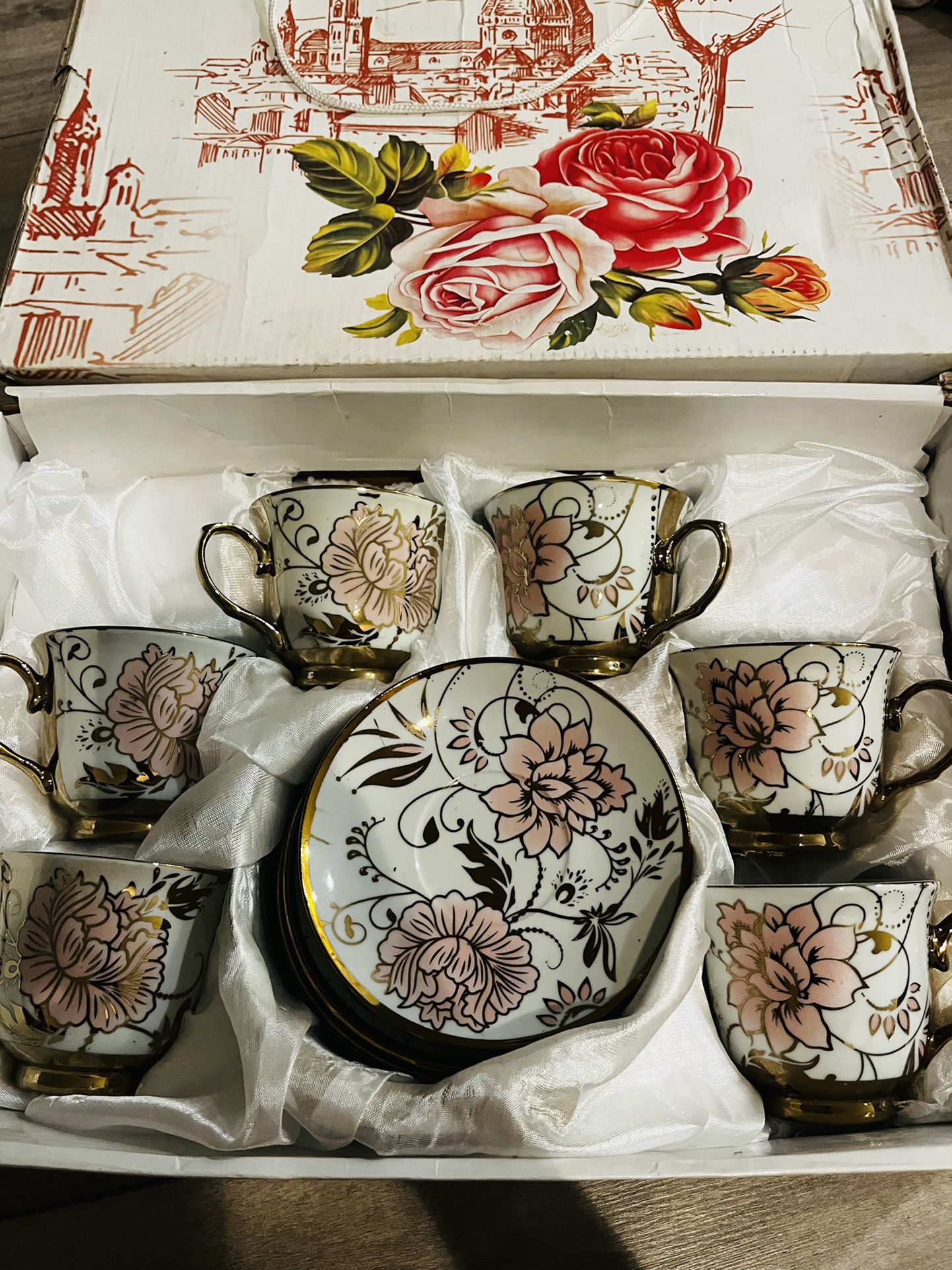Beautiful Tea Set From Florence Italy