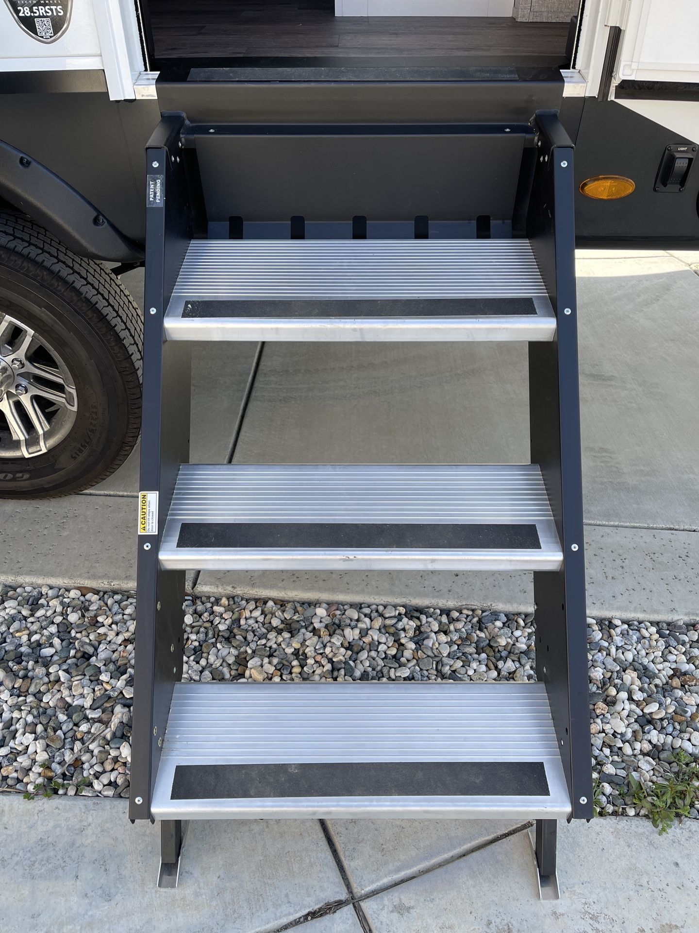 MorRyde Step above Strut Assist RV Step