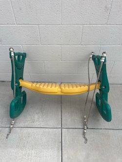 Dual-Ride Glider Swing