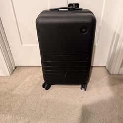 Monos Carry On Suitcase Black