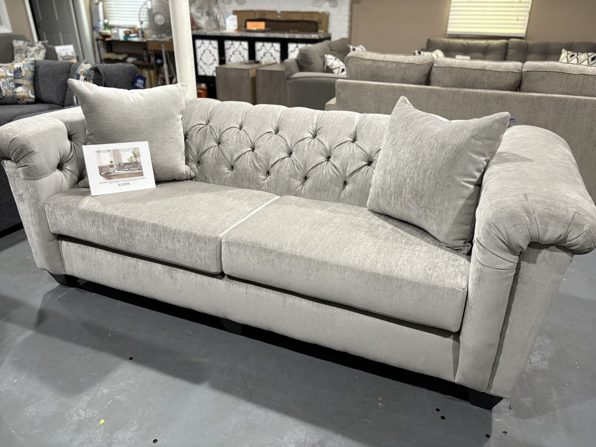 New Hughes Furniture Sofa & Loveseat Set