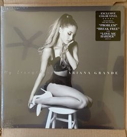 Ariana Grande My Everything Limited Exclusive Clear & Lavender Split Colored Vinyl LP Sealed New Mint
