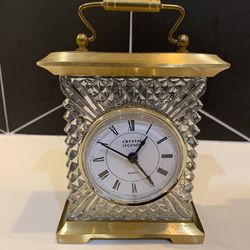 Vintage Crystal Legends Carriage Clock