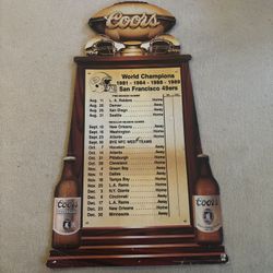 Super Bowl 81,84,88, & 89 World Champs Roster