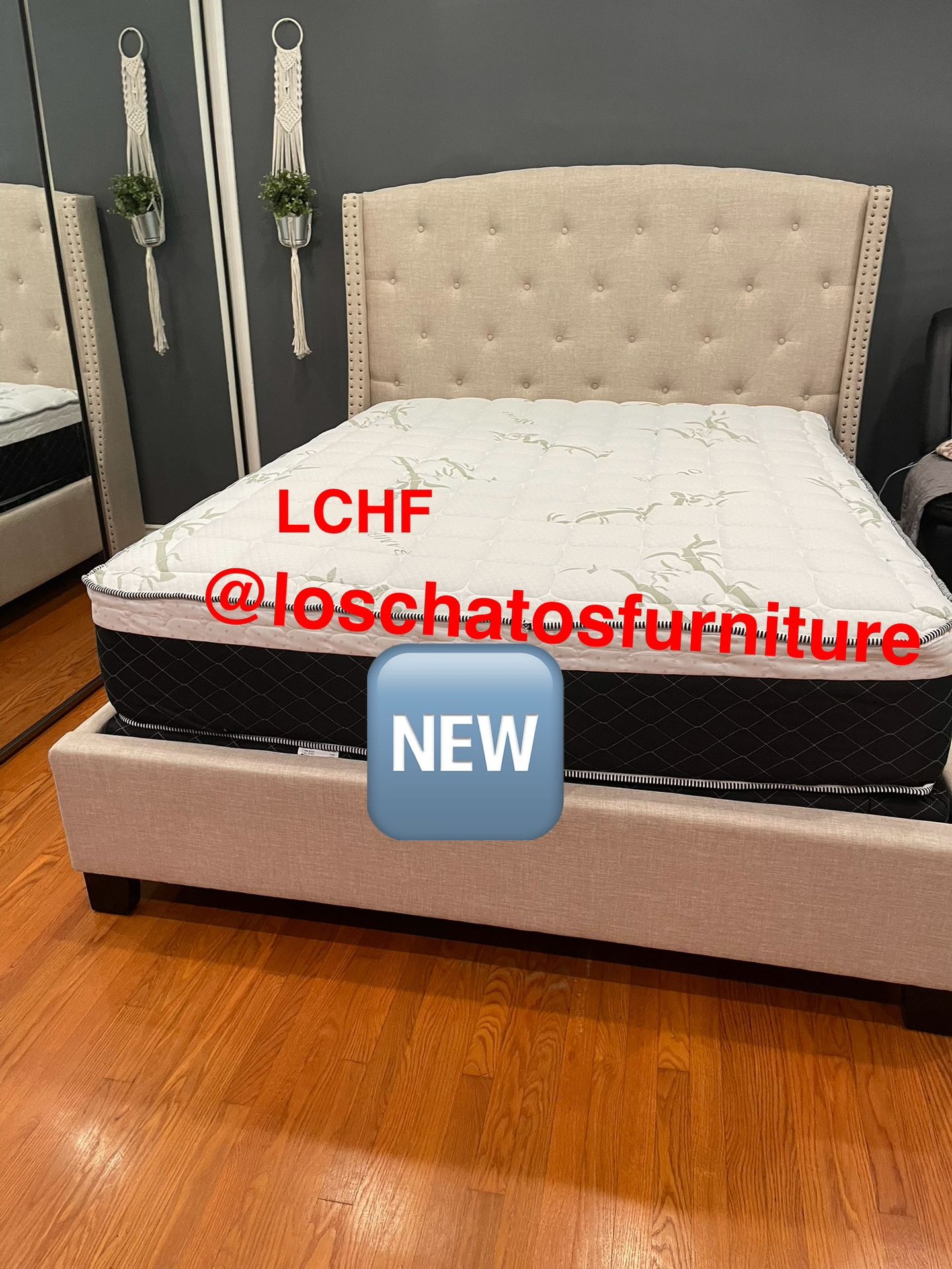 Queen Size Bed Frame With Mattress
