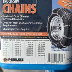 Snow Chain $50  A Pair 