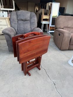 3 tables with stand