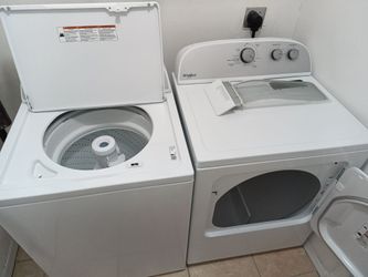 Whirlpool wash & dryer set, like new