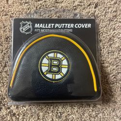 Boston Bruins golf putter cover