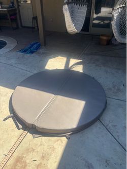 5ft spa cover with straps