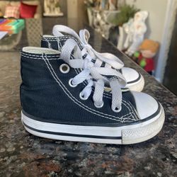 BLACK CONVERSE FOR TODDLERS HIGH TOP CONVERSE
