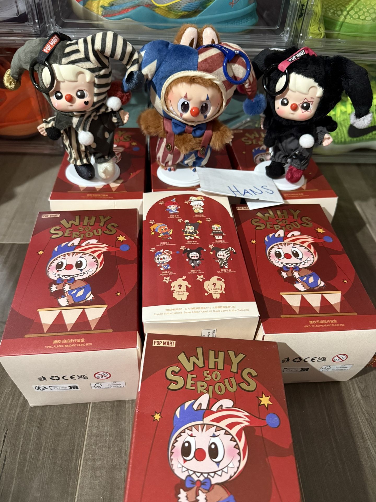 Popmart Labubu, Crybaby, Why So Serious, Skullpanda, Mickey And Family ...