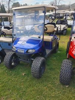 2017 Lifted Blue Ezgo Golfcart 
