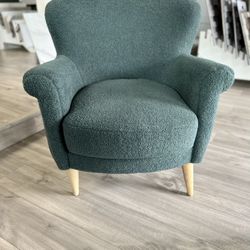 Blue Soft Accent Chair Only $150!