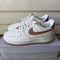 Nike Air Force 1 '07 Sail Rose Gold Women's Size 7, 8.5 Shoes Sneakers IQ9428-133
