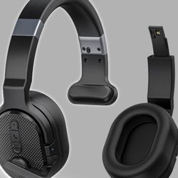 COSMUSIS Trucker Bluetooth Headset, Wireless Headsets With Noise Cancelling Microphone, Long