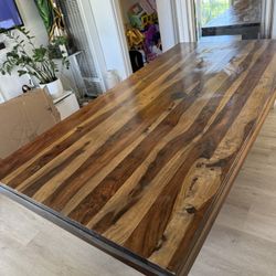 Wood Dinner Table 