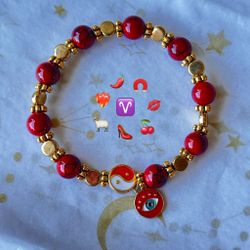 Aries Quartz Protection Beaded Bracelet