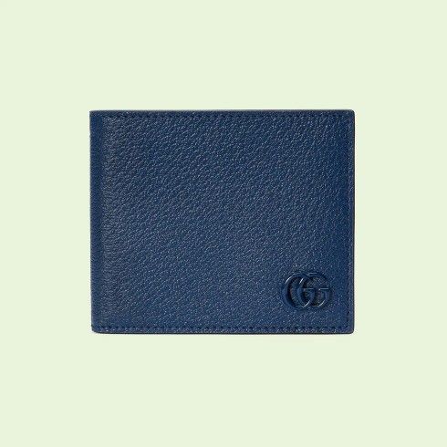 GG Marmont Blue Royal Leather bi fold Wallet Wow