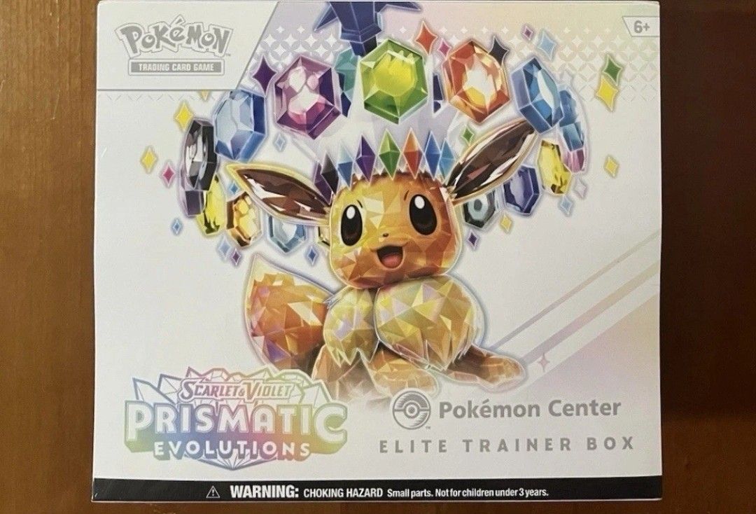 Pokémon TCG Prismatic Evolutions ETB Pokémon Center Exclusive