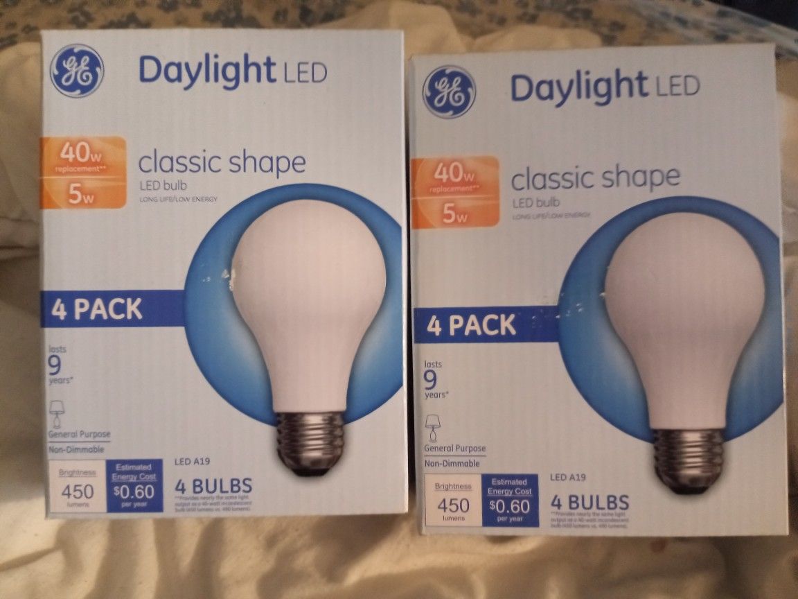 GE Daylight LED Classic Shape 40 W Light Bulb