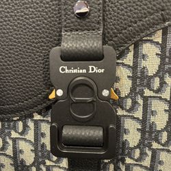 Authentic Dior NWT A5 Saddle Pouch Beige 