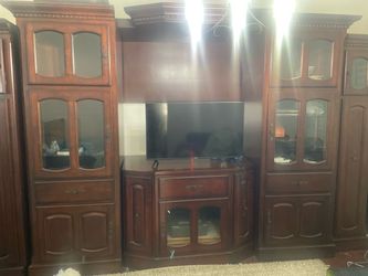 Entertainment Ctr wood
