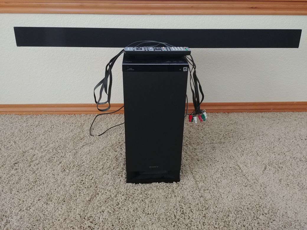 Sony sound bar SA-WCT350