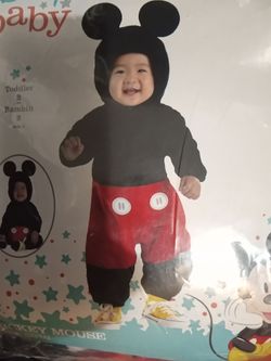 Disney Mickey Mouse Toddler Costume Size 2