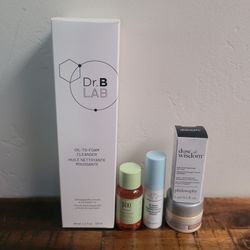 Dr B Cleanser Pixi Toner IT Cosmetics Moisturizer Drunk Elephant Serum Philosophy Eye Cream