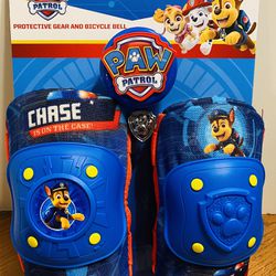 Kids Paw Patrol Protective Gear & Bicycle Bell Sets