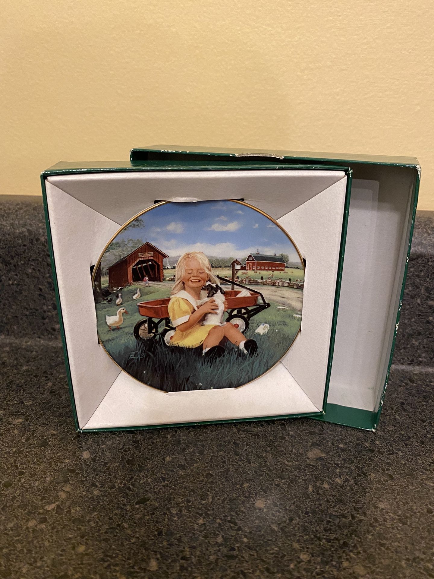 Vintage! Miniature plate series by Donald Zolan 1998