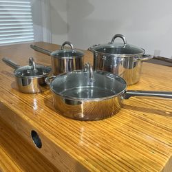 Stainless Steel Pot And Pan Set