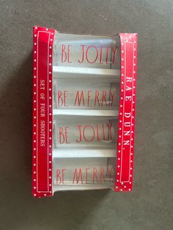 Rae Dunn Shot Glasses