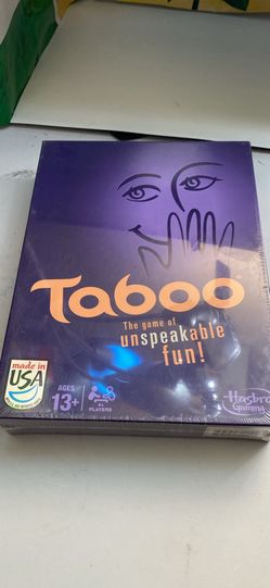 New, sealed hasbro taboo game