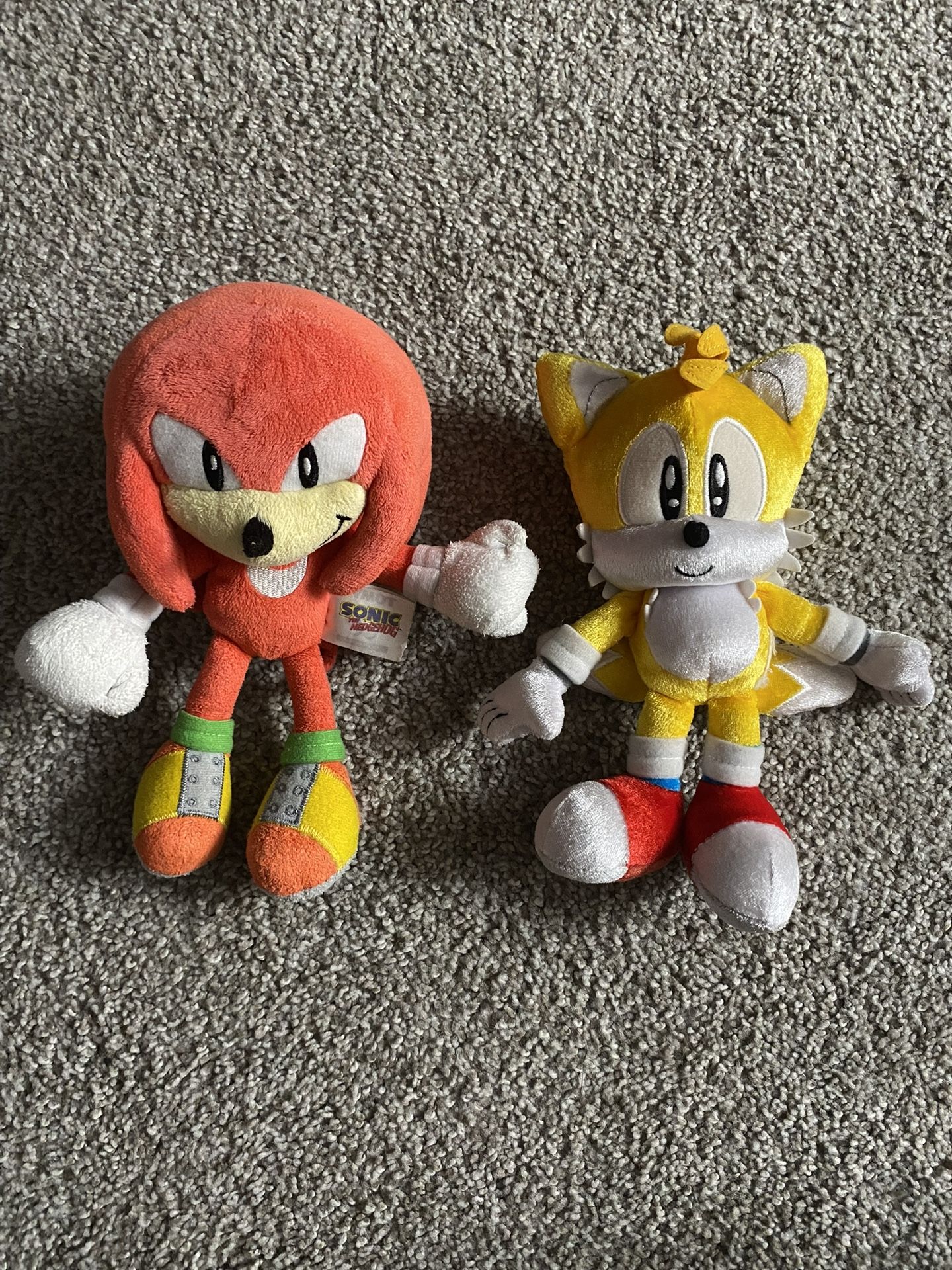 Sonic Plush Doll Knuckles and Tails