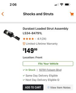 Duralast Loaded Strut Assembly 
