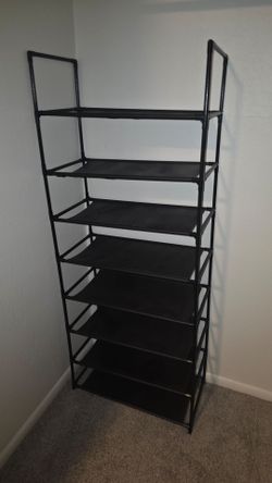 Plastic shoe rack