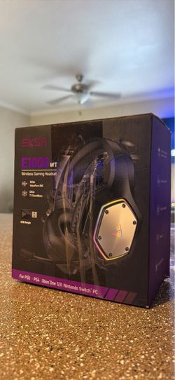 🎧 EKSA E1000 WT Wireless Gaming Headset | 7.1 Surround Sound | Multi-Platform