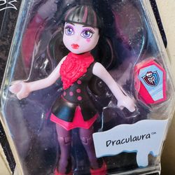 Vintage 2015 Monster High Mega Bloks Draculaura Collection 2 Mattel, NIB