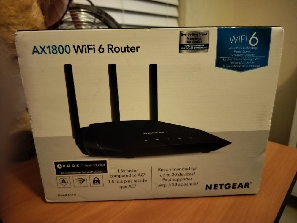 Netgear AX1800 WiFi 6 Router