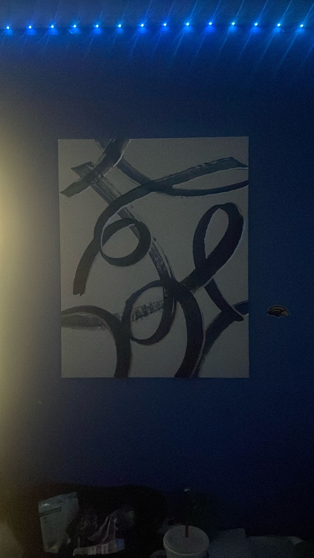 Blue And White Painting