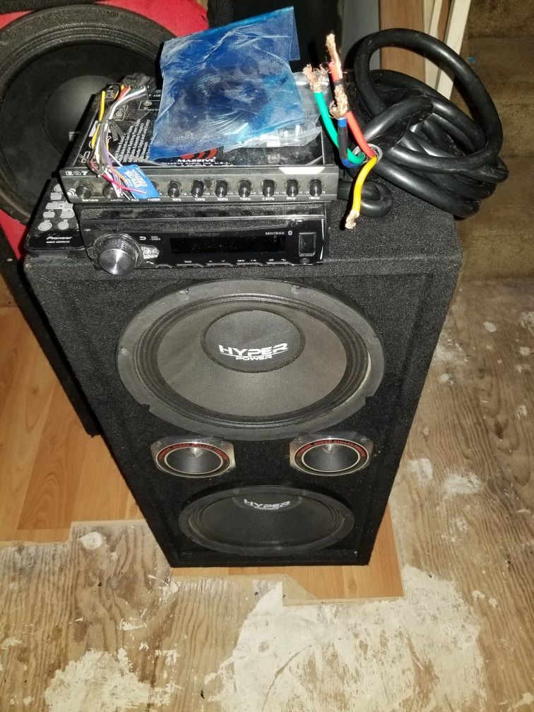 Car audio music chuchero box