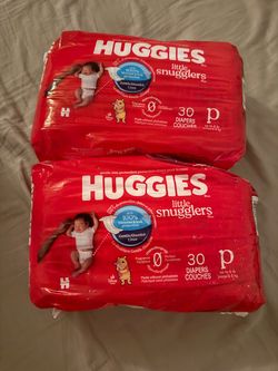 Premie Huggies little snuggler diapers
